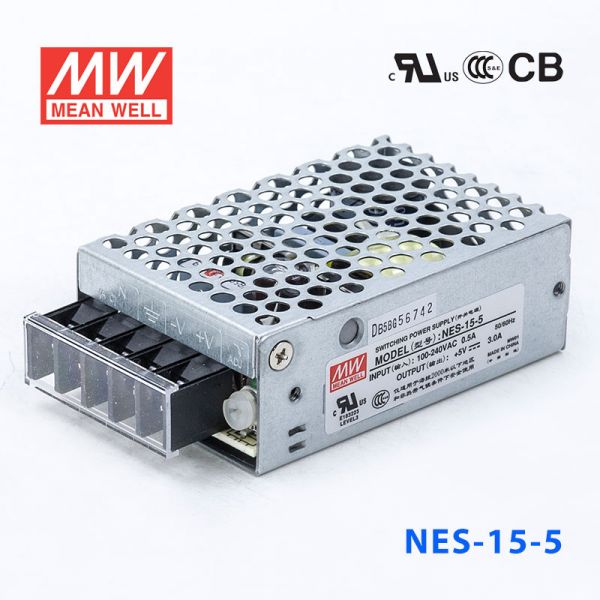 NES-15 15W 5/12/15/24/48V 單路輸出